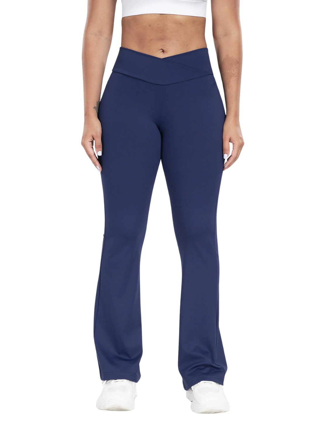 Snatched V-Line Flare Pants - HeyShape