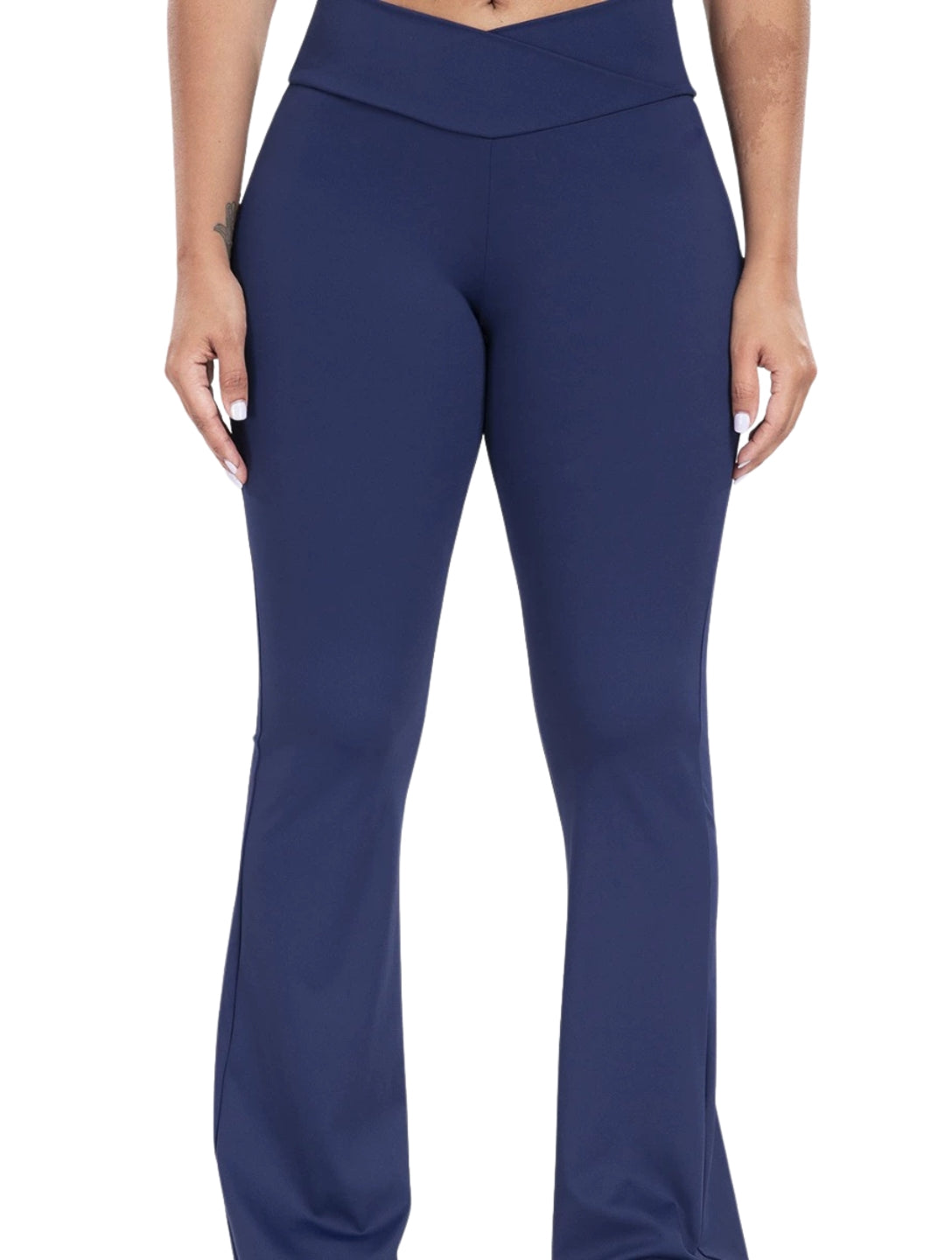 Snatched V-Line Flare Pants - HeyShape