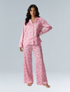 Pink Cotton Bow Pajama Set