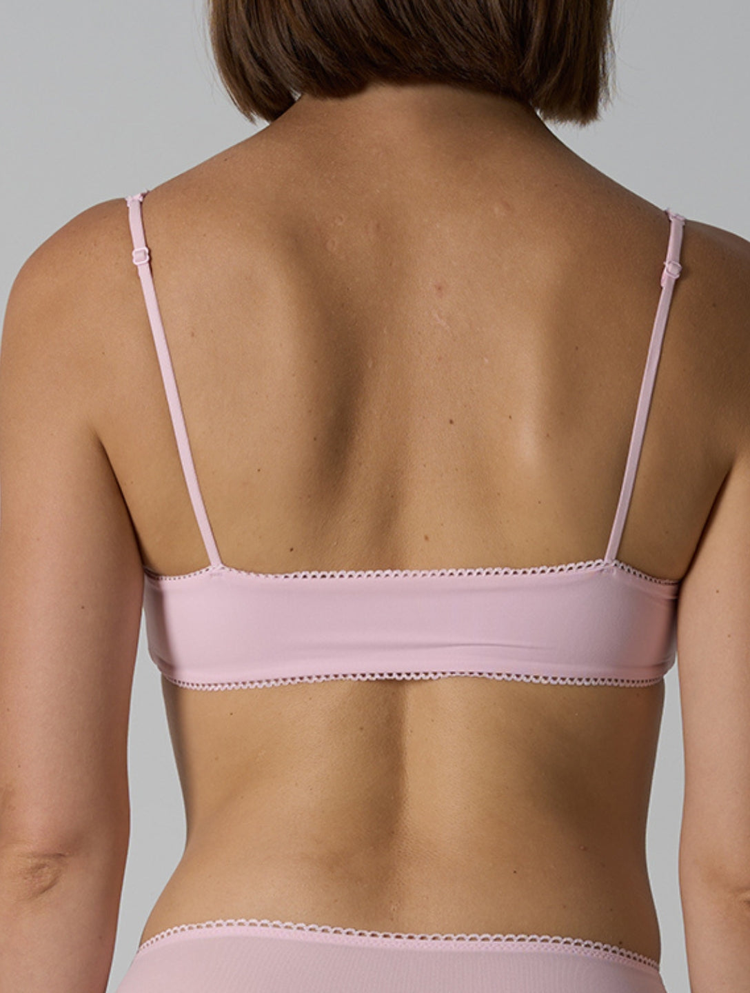 The Smooth Picot Ruched Bralette