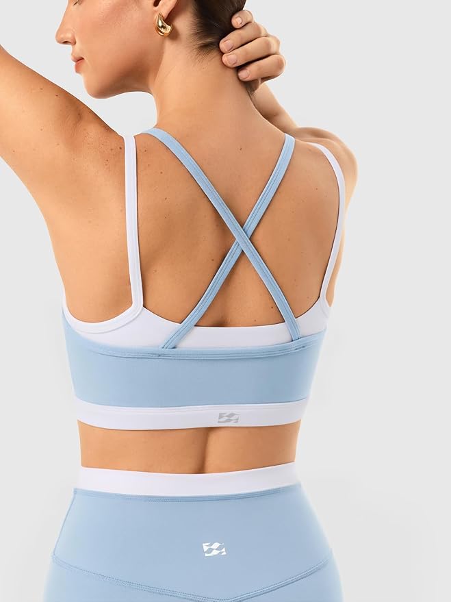 High Waisted Seamless Leggings & Double Layer Sports Bra - HeyShape