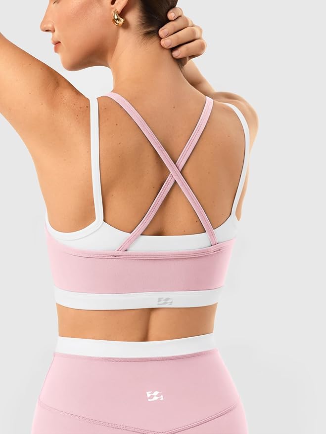 High Waisted Seamless Leggings & Double Layer Sports Bra - HeyShape