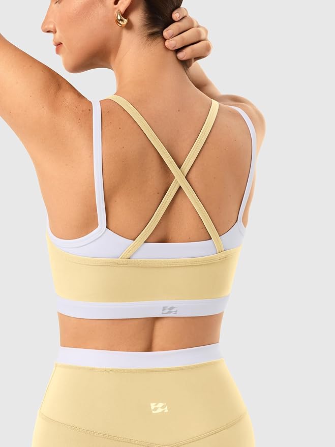 High Waisted Seamless Leggings & Double Layer Sports Bra - HeyShape