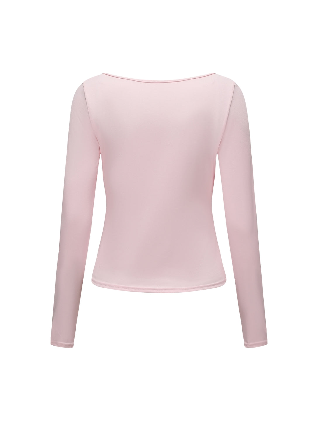 Boat Neck Long Sleeve Top
