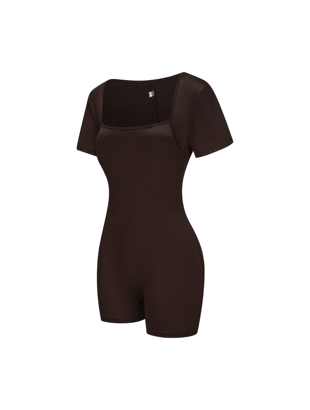 Square Neck Short Sleeve Jumpsuit