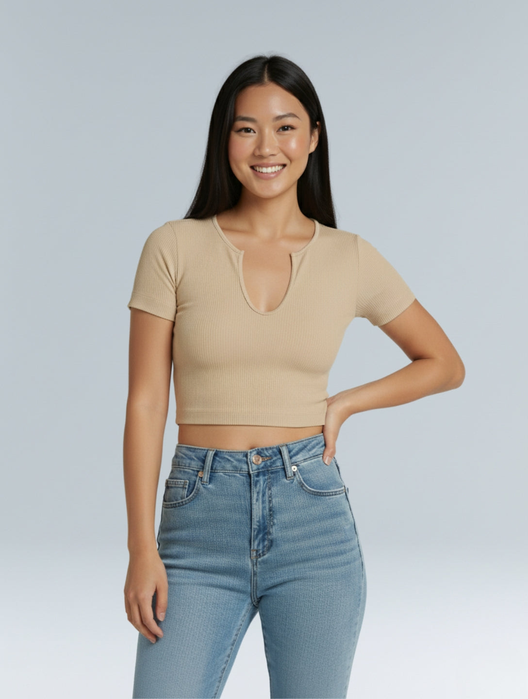 Shape me up Crop T-shirt - HeyShape