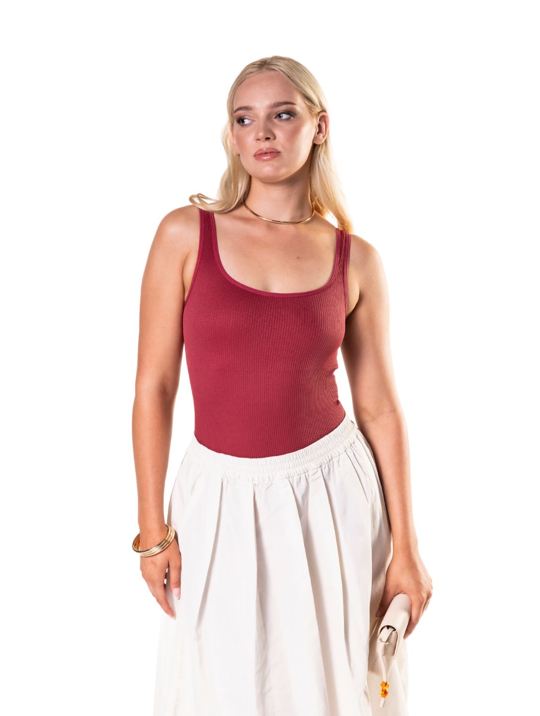 Ribbed Snatched Shapewear Bodysuit - HeyShape