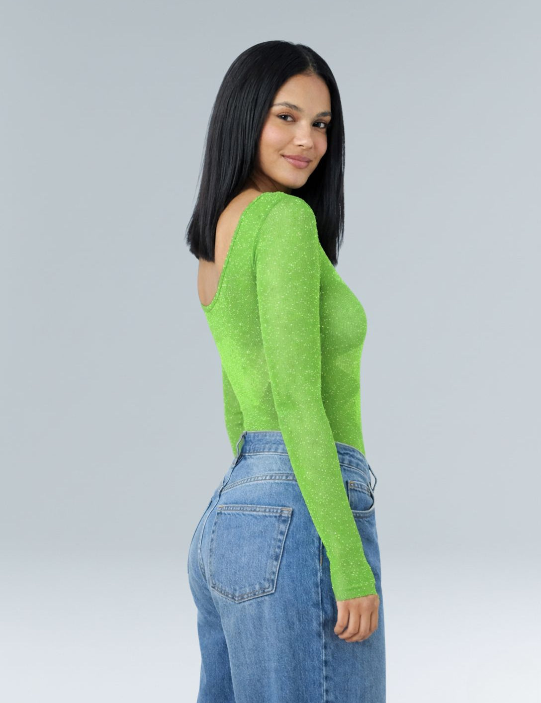 The Stardust Mesh Bodysuit - HeyShape