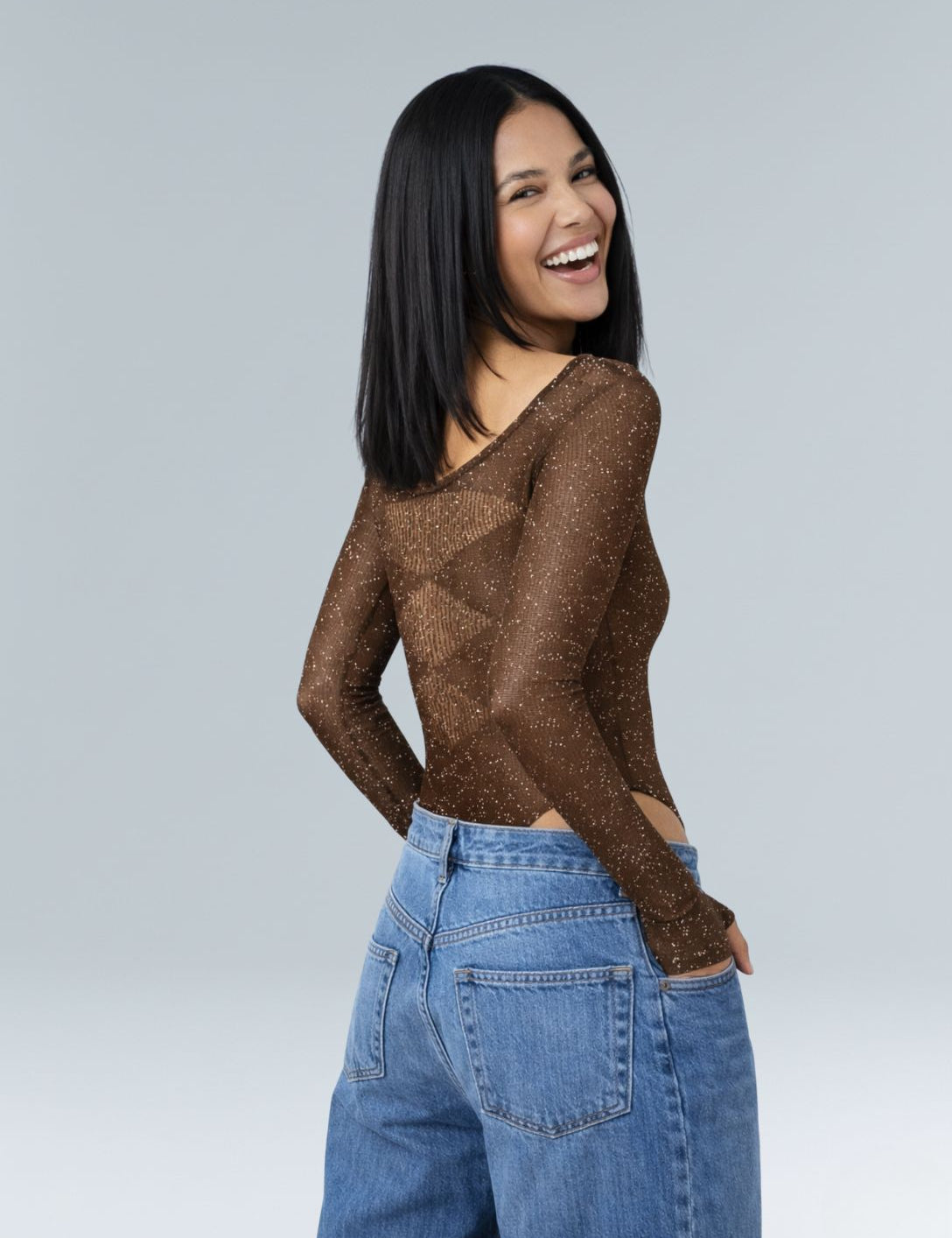 The Stardust Mesh Bodysuit - HeyShape
