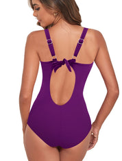 Sculpt Wrap Low Back One Piece - HeyShape
