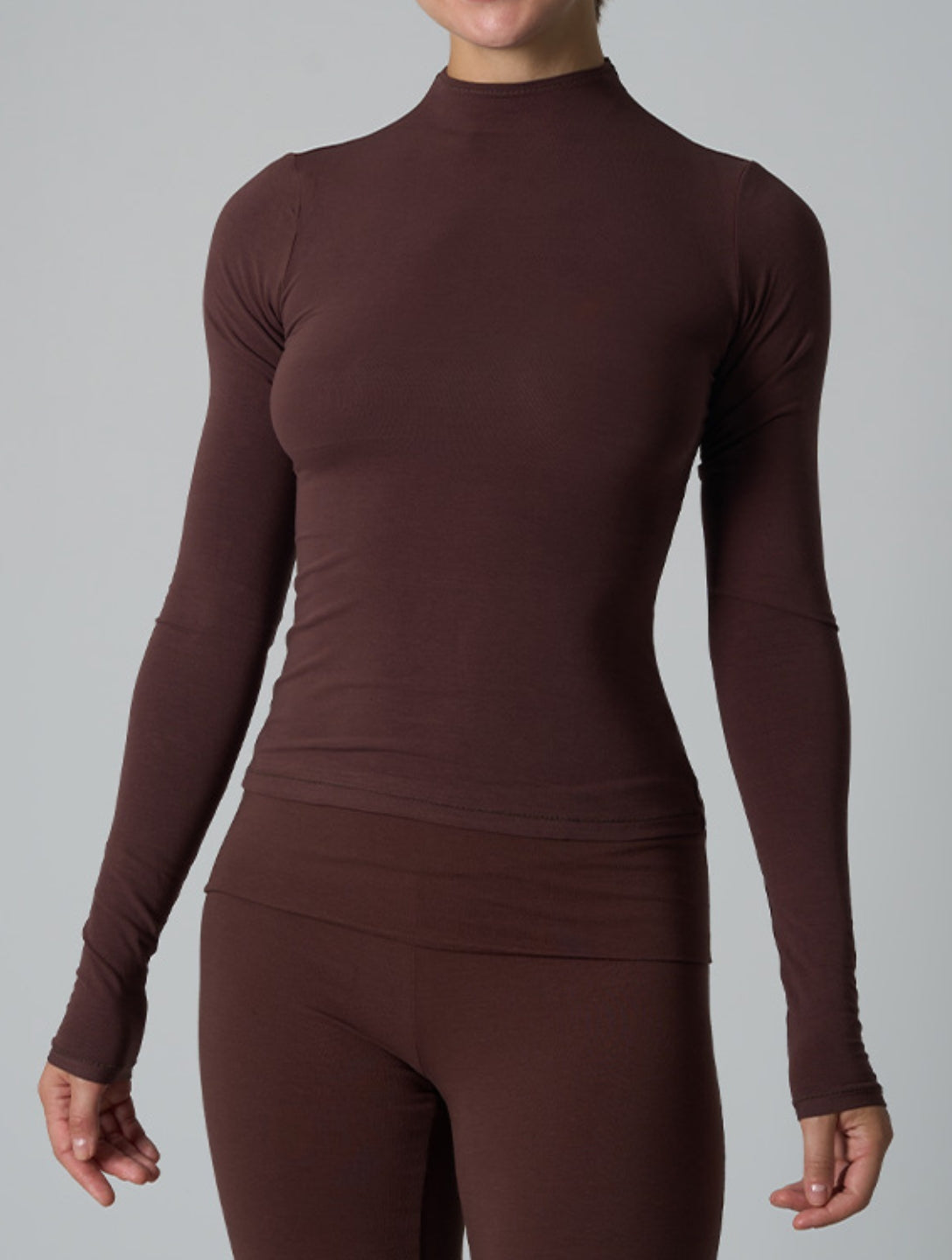 Cotton Classic High Neck Longsleeve - HeyShape