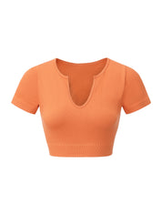 Shape me up Crop T-shirt - HeyShape