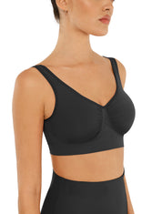 Snatched Wide Straps Bra - HeyShape