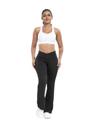 Snatched V-Line Flare Pants - HeyShape