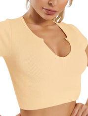 Shape me up Crop T-shirt - HeyShape