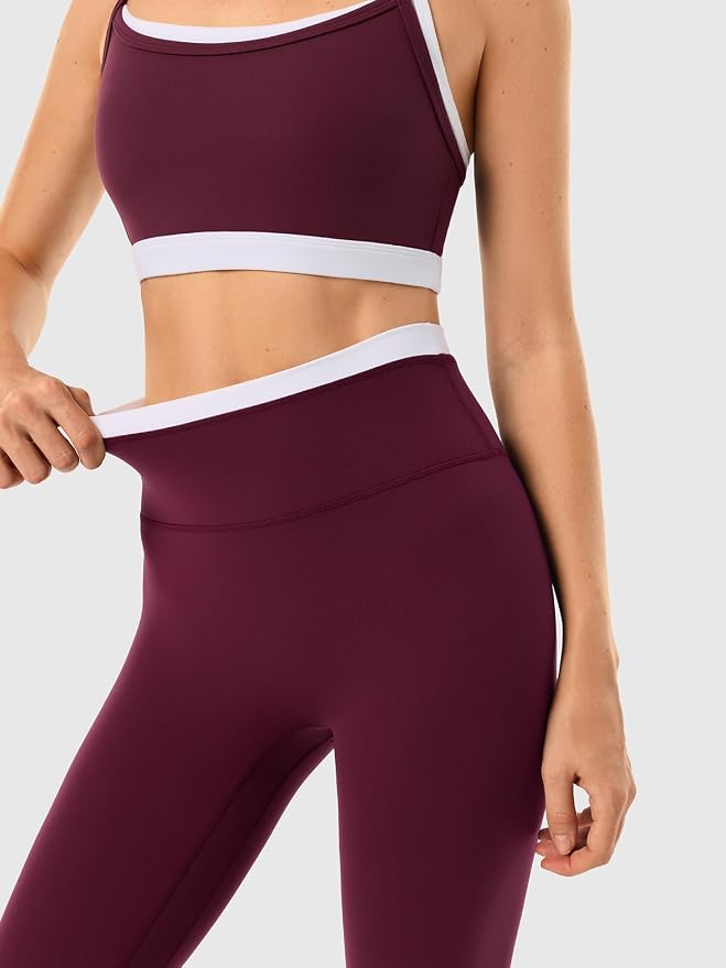 High Waisted Seamless Leggings & Double Layer Sports Bra - HeyShape