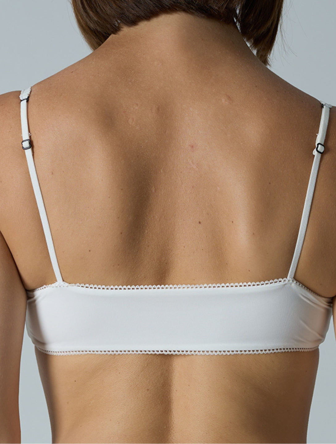 The Smooth Picot Ruched Bralette