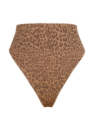 Leopard Tummy Control High Waisted Briefs - HeyShape