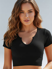 Shape me up Crop T-shirt - HeyShape