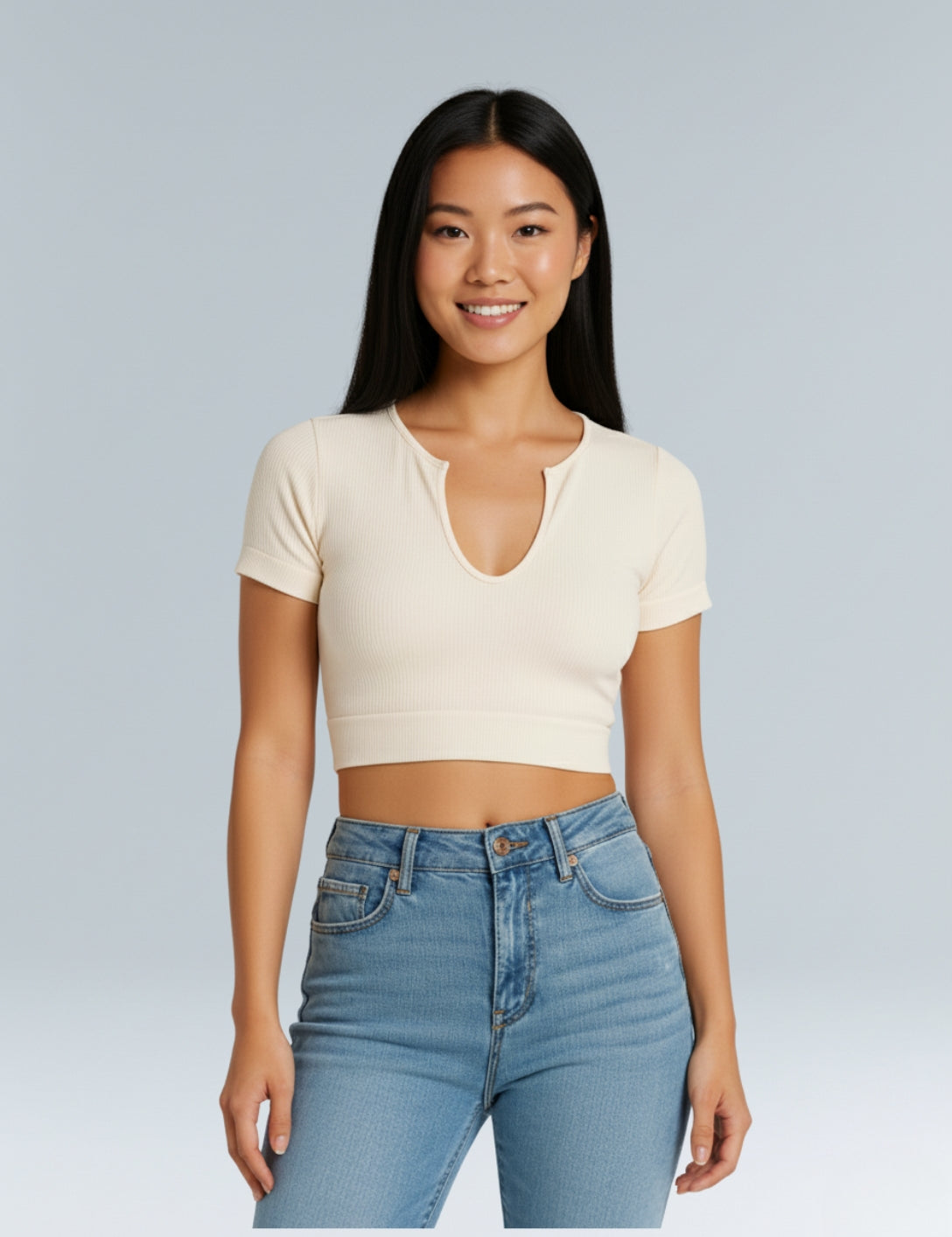 Shape me up Crop T-shirt - HeyShape