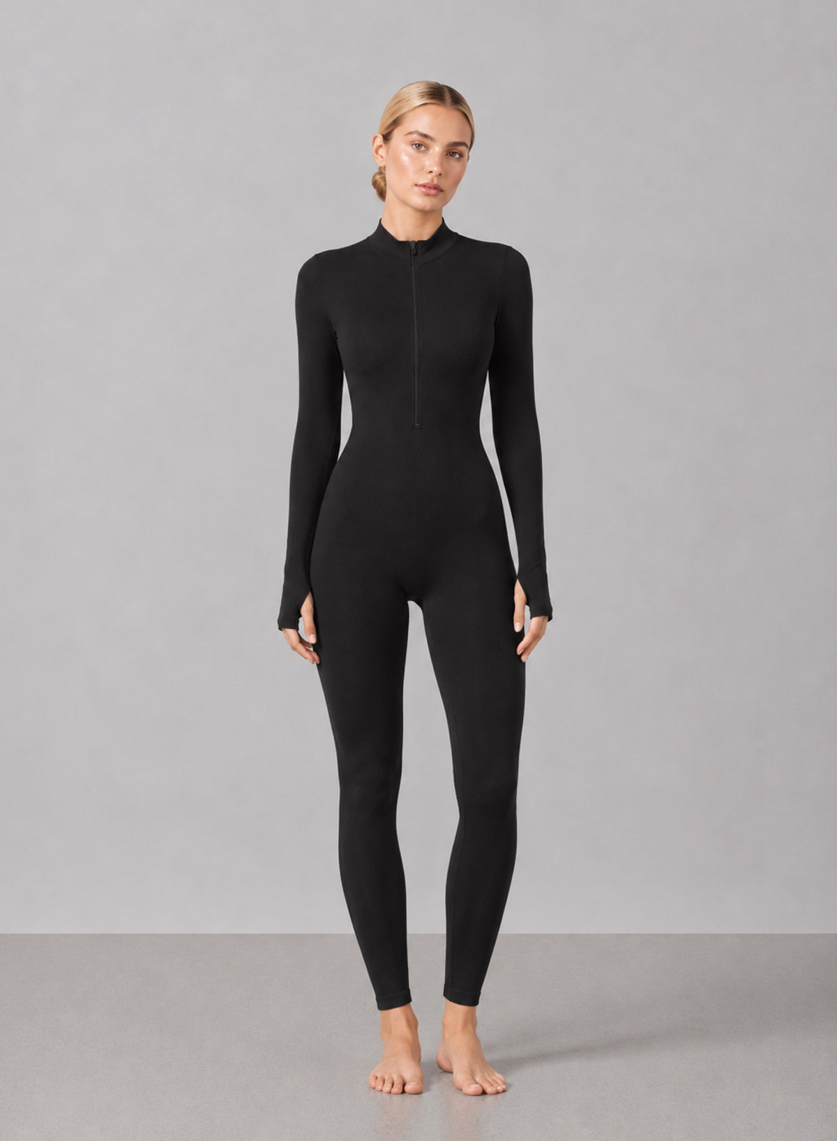 Snatched Rib Jumpsuit - HeyShape