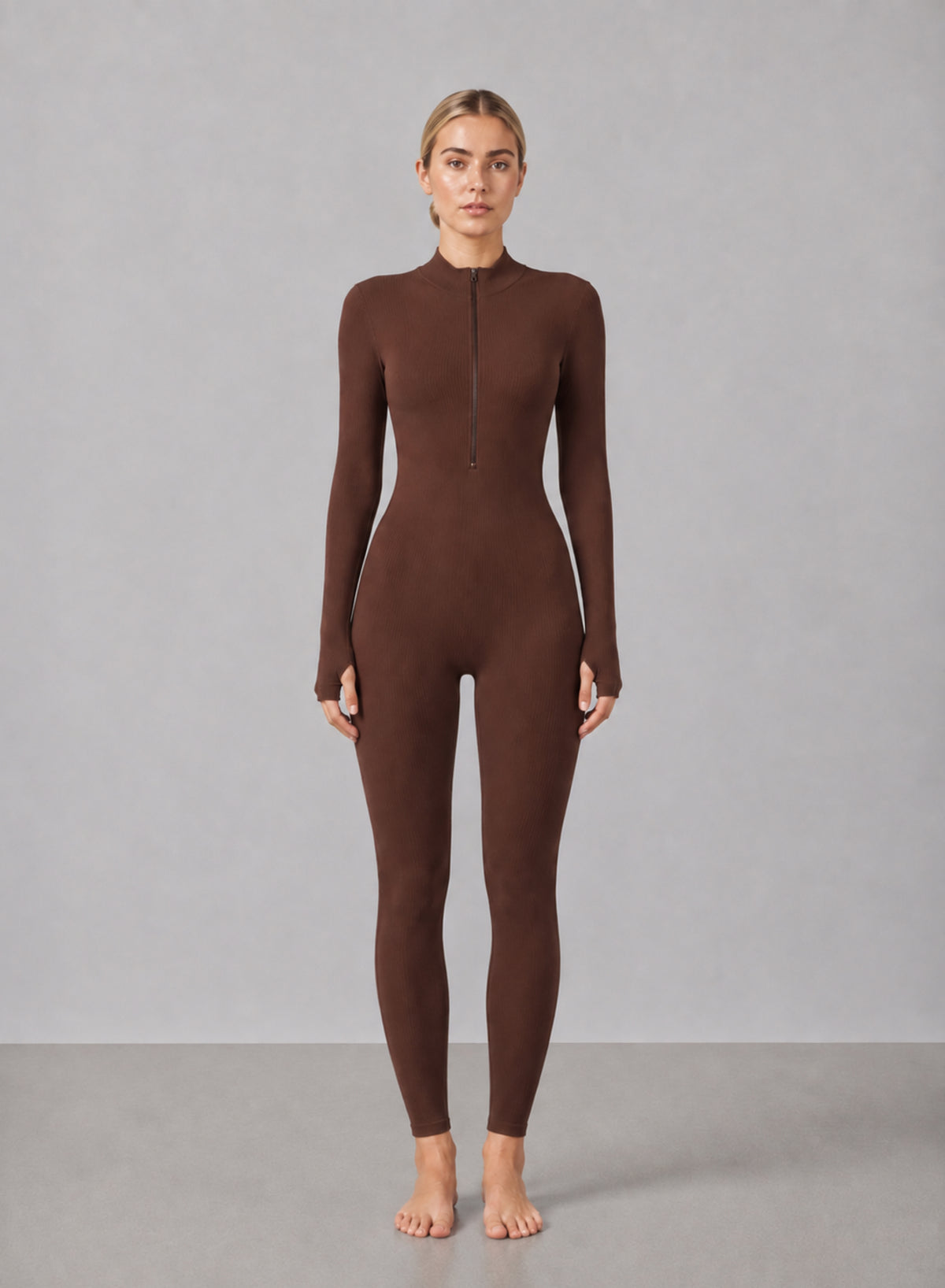 Snatched Rib Jumpsuit - HeyShape