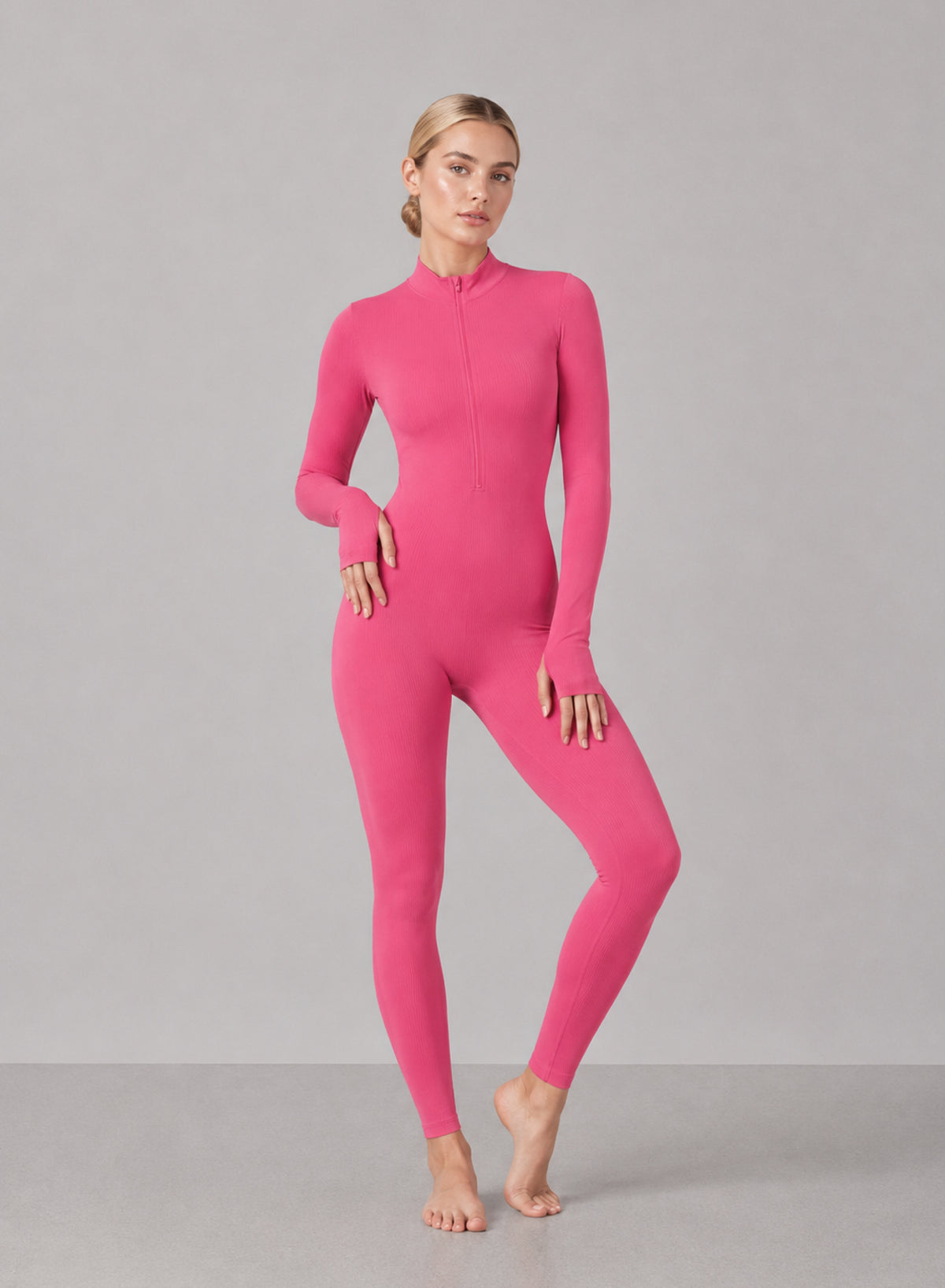 Snatched Rib Jumpsuit - HeyShape