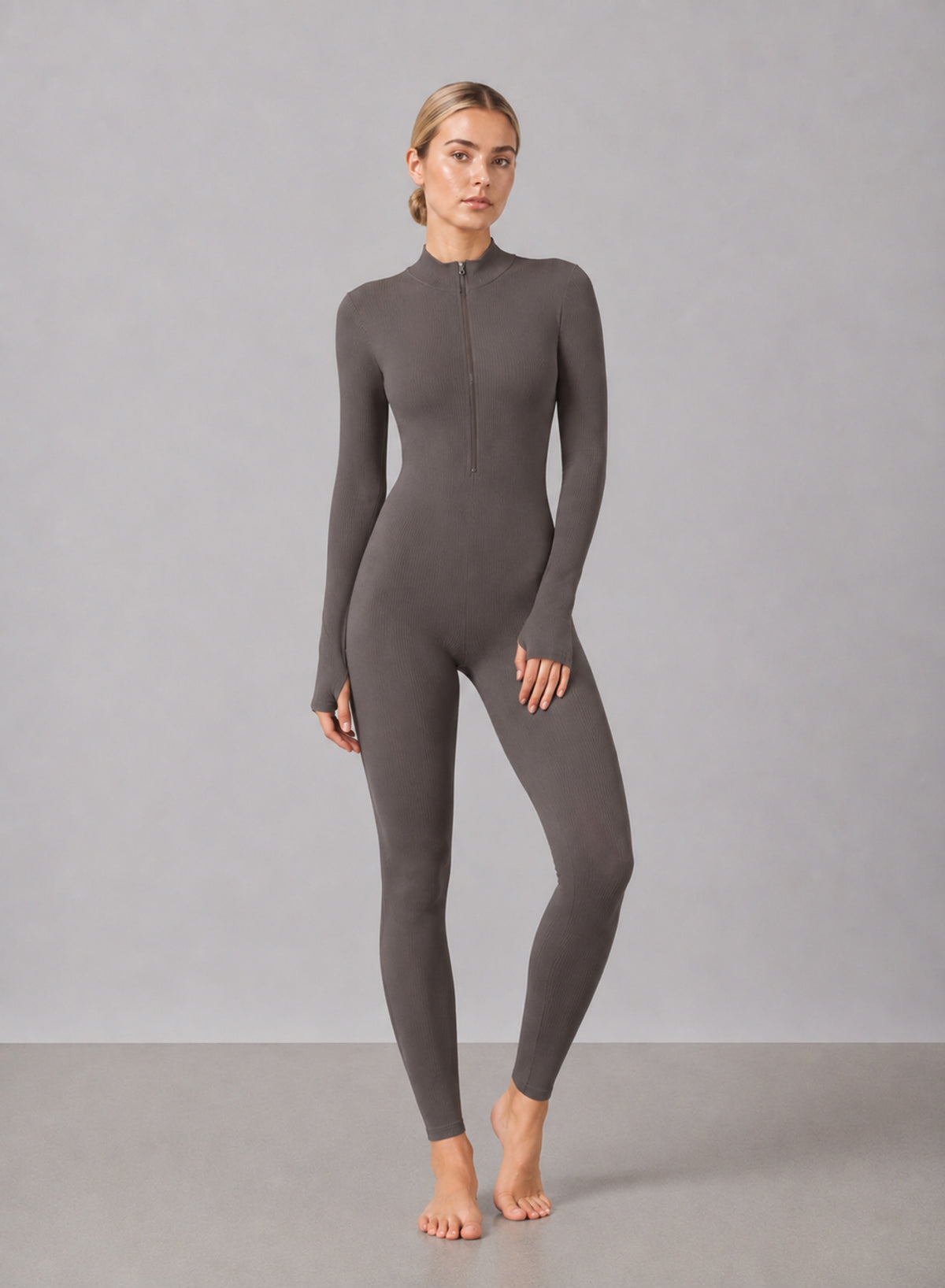 Snatched Rib Jumpsuit - HeyShape