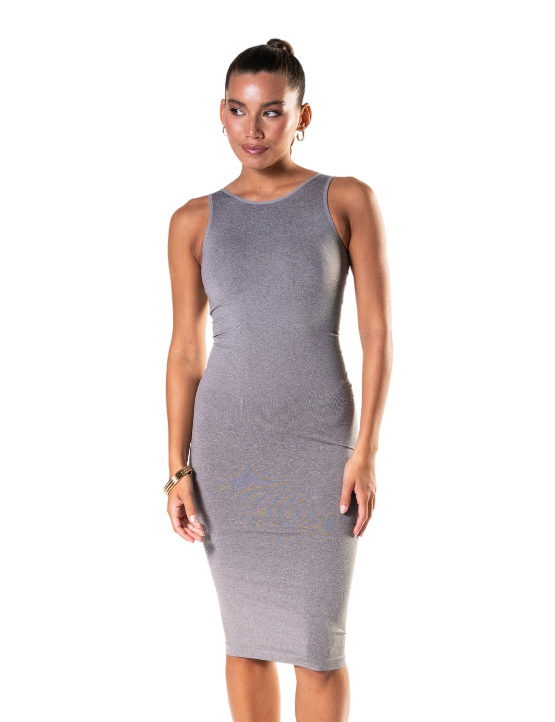 Sleeveless Shapewear Maxi Dress - HeyShape